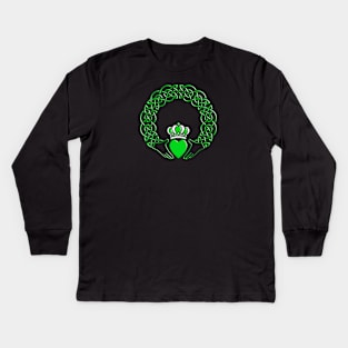 CLADDAGH 1 Kids Long Sleeve T-Shirt